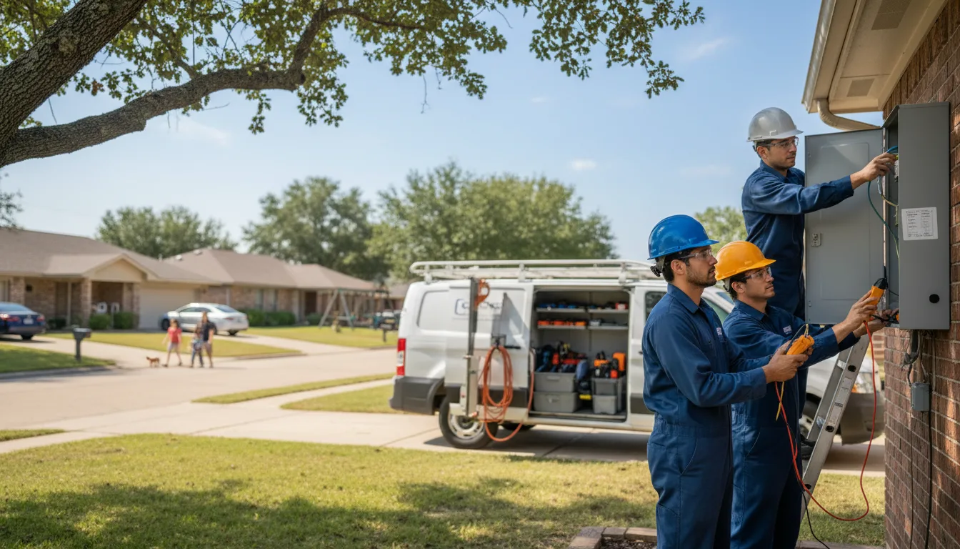 Certified electrician providing emergency electrical services in Hayesville, IA
